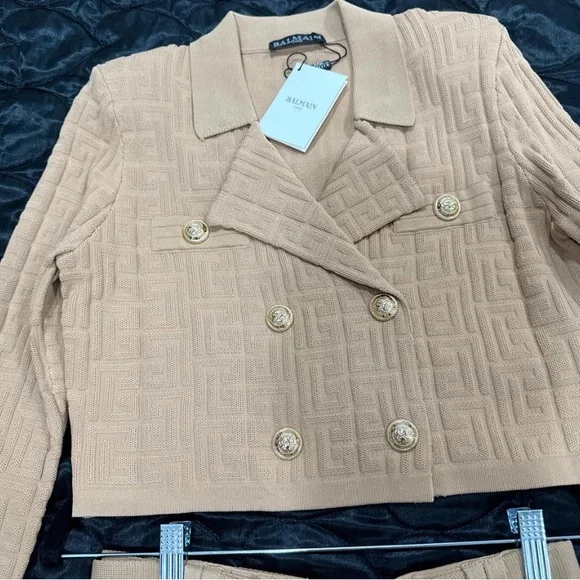 Balmain Beige Skirt Set - Picture 3 of 4